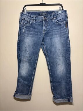 Silver Jeans SAM Cropped Jeans